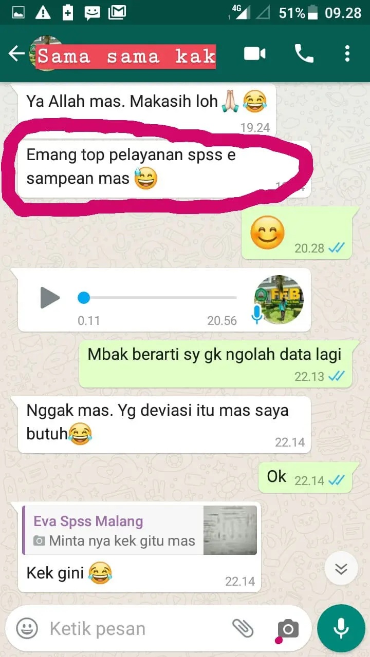 Testimoni jasa pengolah data spss Testimoni jasa pengolah data spss jakarta